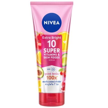 Extra Bright 10 Super Vitamins And Skin Foods Body Serum - 320Ml