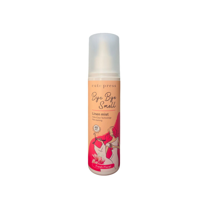 Cute Press Bye Bye Smell Linen Mist Fresh Floral 240G - Image 1