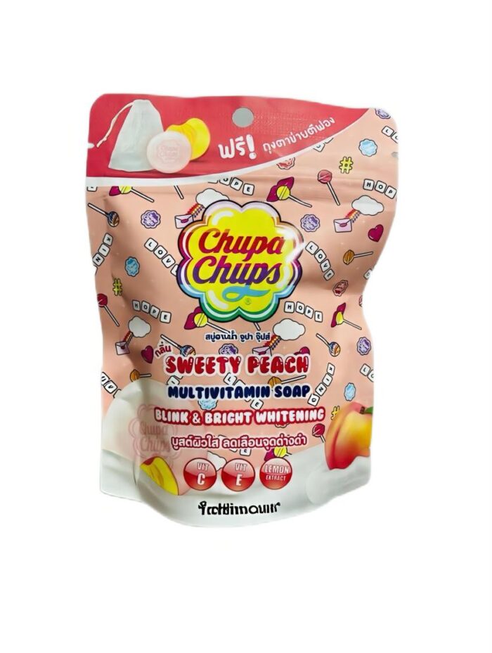 CHUPA CHUPS SWEETY PEACH MULTIVIYAMIN SOAP 80ML - Image 1