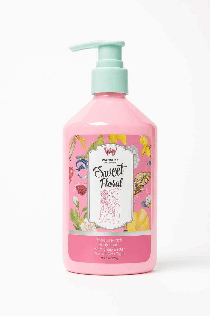 WANA BE BODY LOTION WEET FLORAL 250ML - Image 1