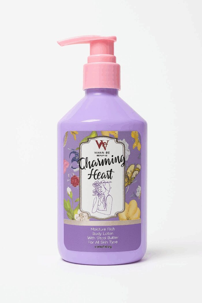 WANA BE BODY LOTION CHARMING HEART 250ML - Image 1
