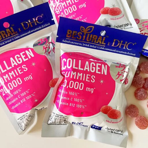 8884118550002 Bestural X Dhc Collagen Gummies Bright Skin 20000 Mg - Image 1