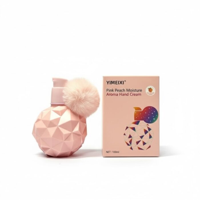Yimeixi Pink Peach Moisture Aroma Hand Cream - Image 1