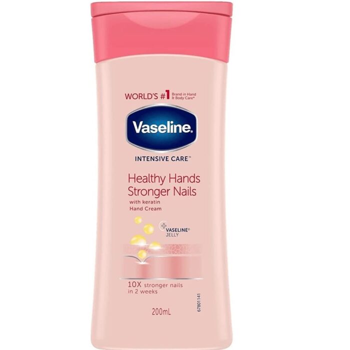 Vaseline Intensive Care Healthy Hands & Stronger Nails Hand Cream-200ML - Image 1