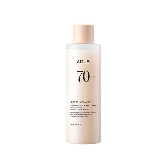 ANUA RICE 70 GLOW MILKY TONER 250ML - Image 1