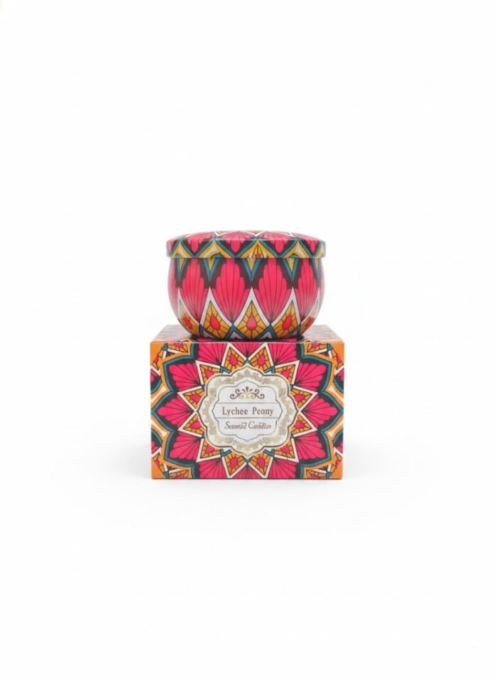 Lychee Peony Scented Candles - Image 1