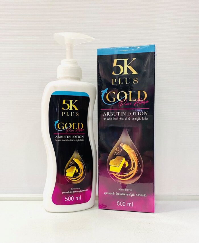 5K PLUS GOLD PURE ALPHA LOTION 500ML - Image 1