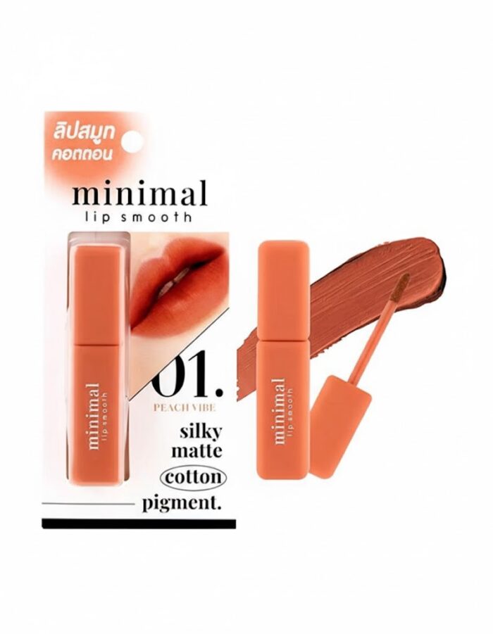 CATHY DOLL MINIMAL LIP SMOOTH 01 PEACH - Image 1