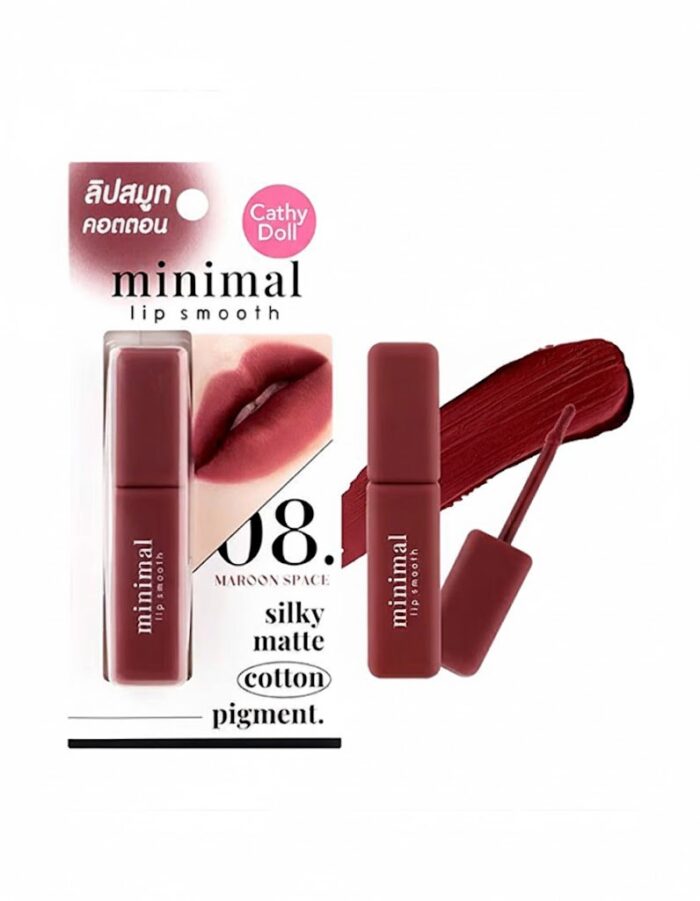 CATHY DOLL MINIMAL LIP SMOOTH 08 MAROON SPACE - Image 1