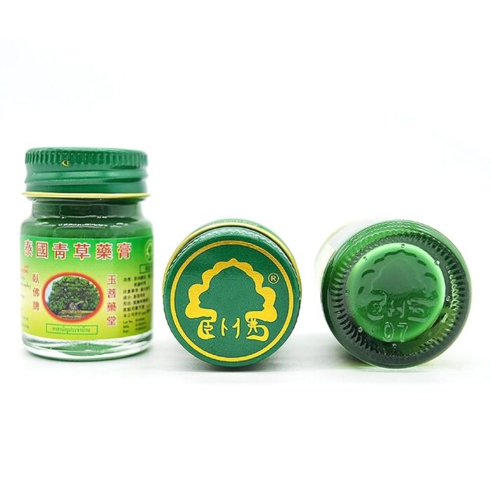Phoyok - Green Thai Herbal Massage Balm - Formula 2 - Wax Ointment 50G - Image 1